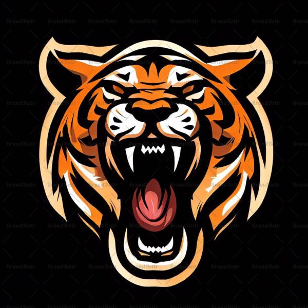 Brüllender Tiger